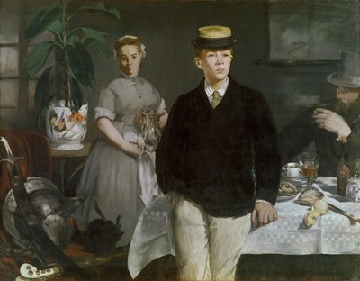 Luncheon in the Studio by Édouard Manet